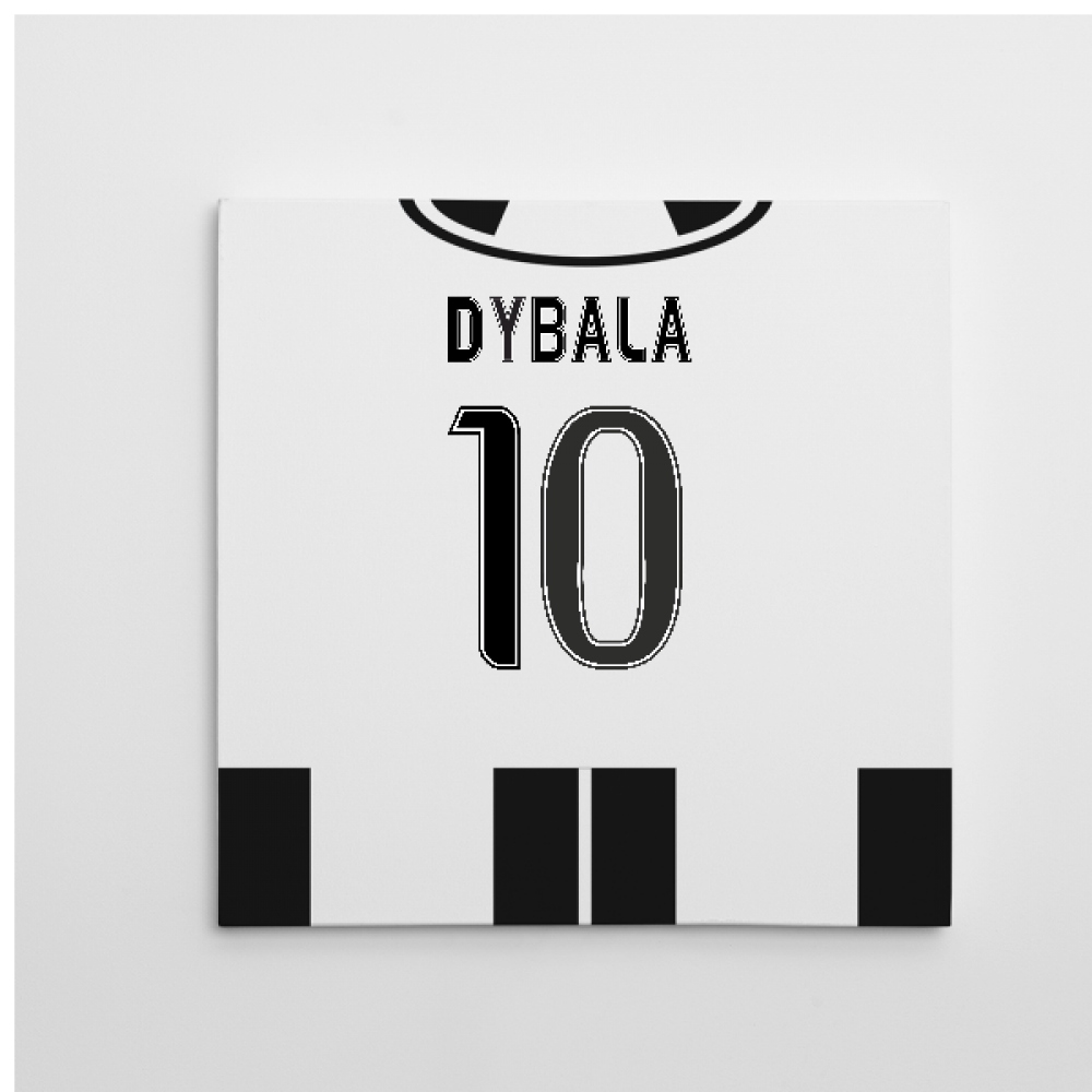 Juventus 16-17 Canvas Print (Dybala 10)