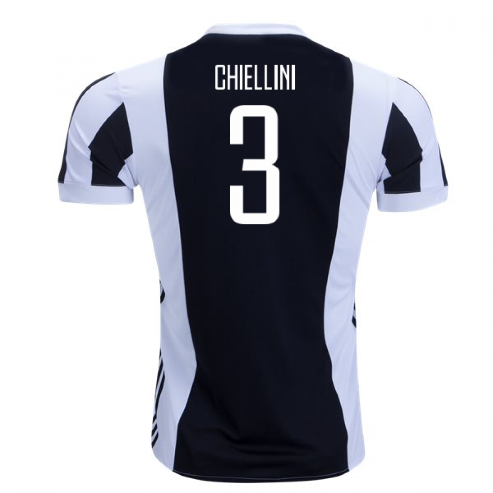 2017-18 Juventus Home Shirt (Chiellini 