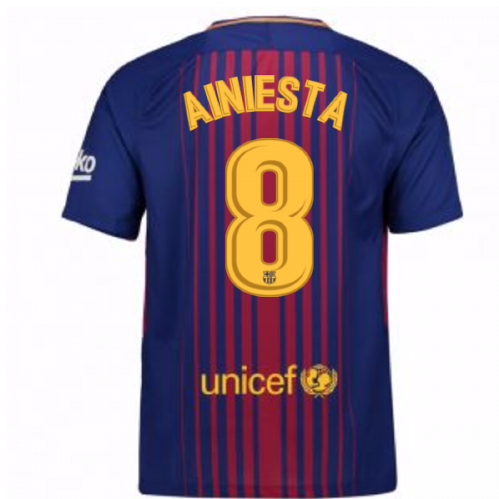 barcelona jersey number 8