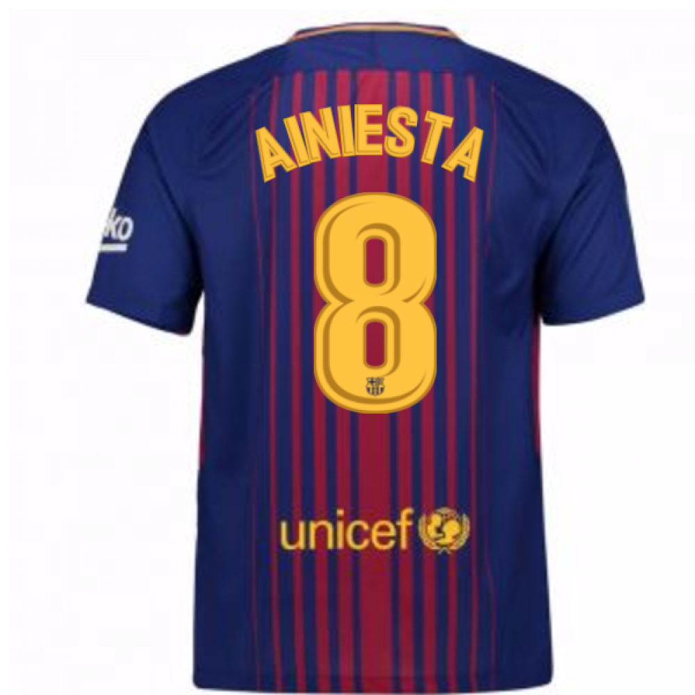 iniesta barcelona jersey