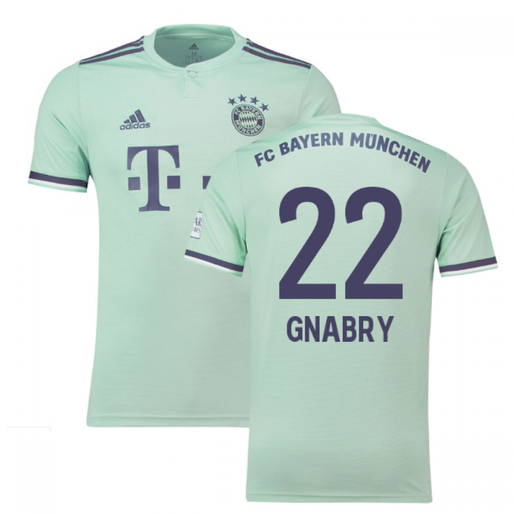 2018 19 Bayern Munich Away Shirt (Gnabry 22) Kids [CF5396 adidas FC Bayern MÜNCHEN Trikot Away Kinder 2019 GNABRY 22