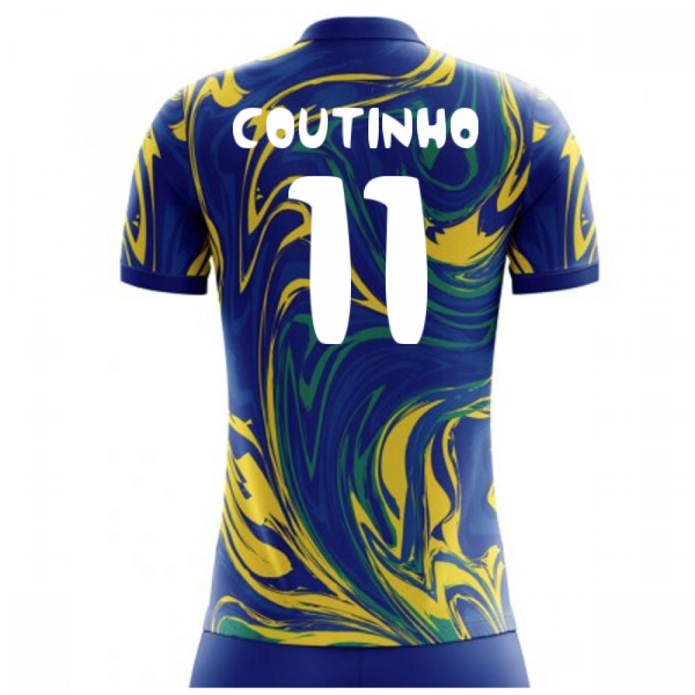 2023-2024 Brazil Away Concept Shirt (Coutinho 11)
