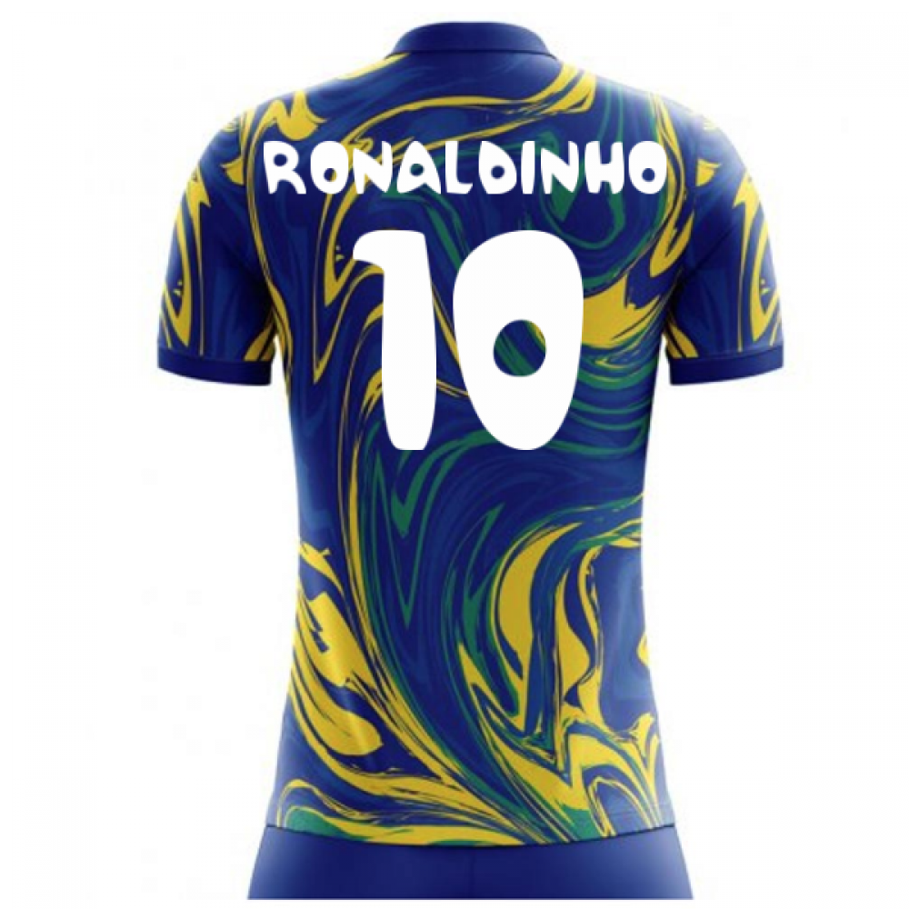 2025-2026 Brazil Away Concept Shirt (Ronaldinho 10)