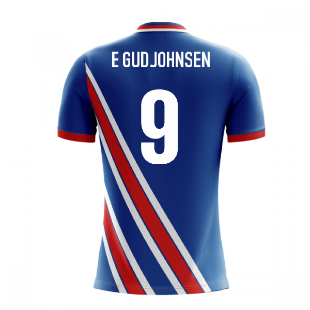 2023-2024 Iceland Airo Concept Home Shirt (E Gudjohnsen 9) - Kids