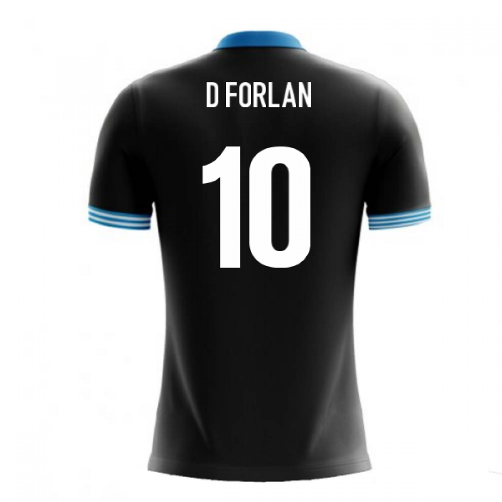 2023-2024 Uruguay Airo Concept Away Shirt (D Forlan 10) - Kids