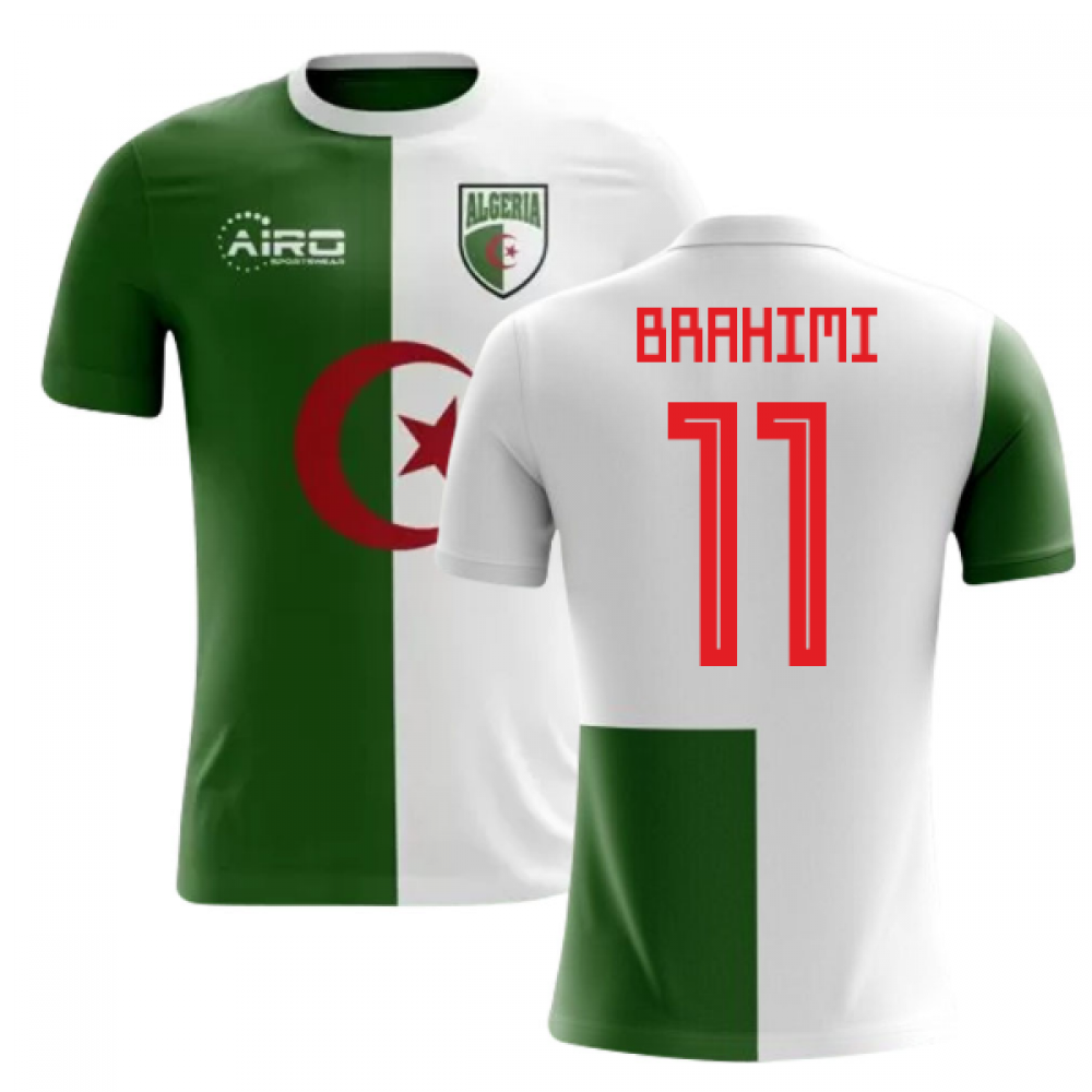 2023-2024 Algeria Home Concept Football Shirt (Brahimi 11) - Kids