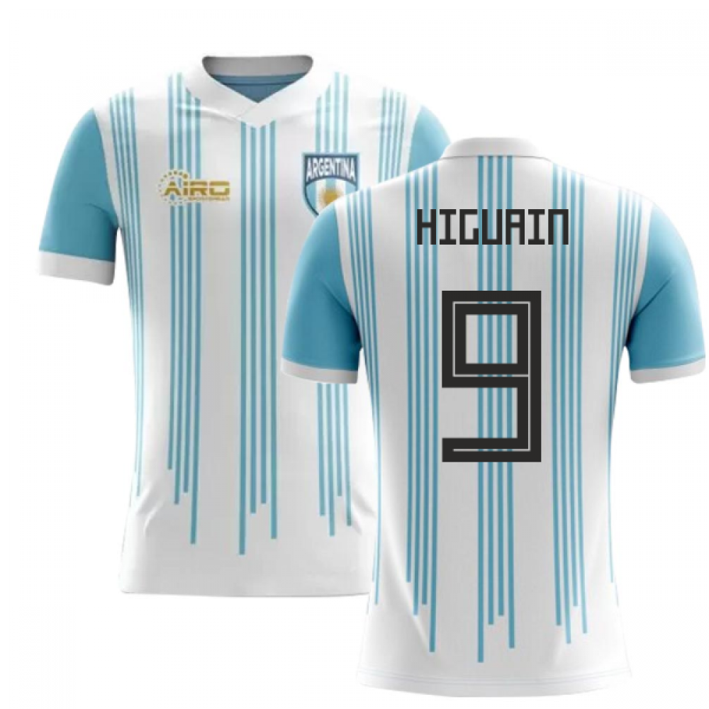 2024-2025 Argentina Home Concept Football Shirt (Higuain 9) - Kids