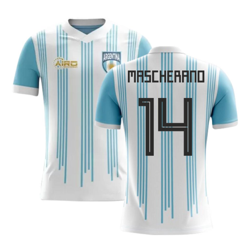 2024-2025 Argentina Home Concept Football Shirt (Mascherano 14) - Kids