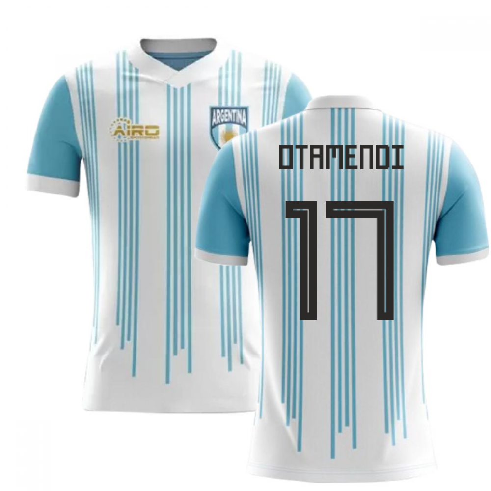 2023-2024 Argentina Home Concept Football Shirt (Otamendi 17) - Kids