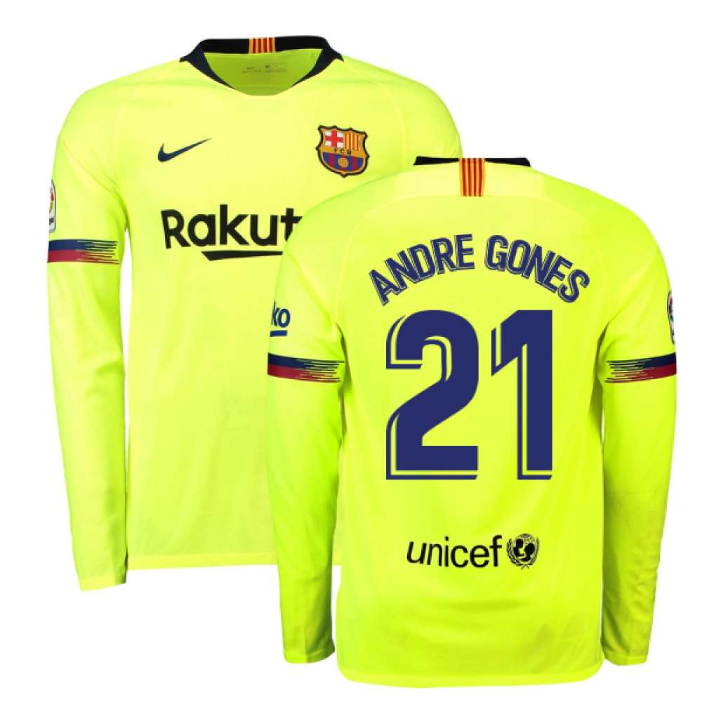 barcelona away jersey full sleeve