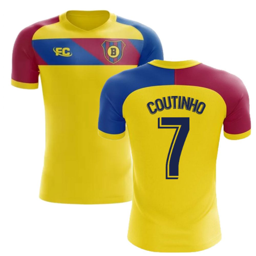 2018-2019 Barcelona Fans Culture Away Concept Shirt (Coutinho 7) - Adult Long Sleeve