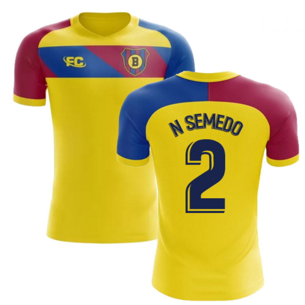 2018-2019 Barcelona Fans Culture Away Concept Shirt (N Semedo 2) - Kids (Long Sleeve)