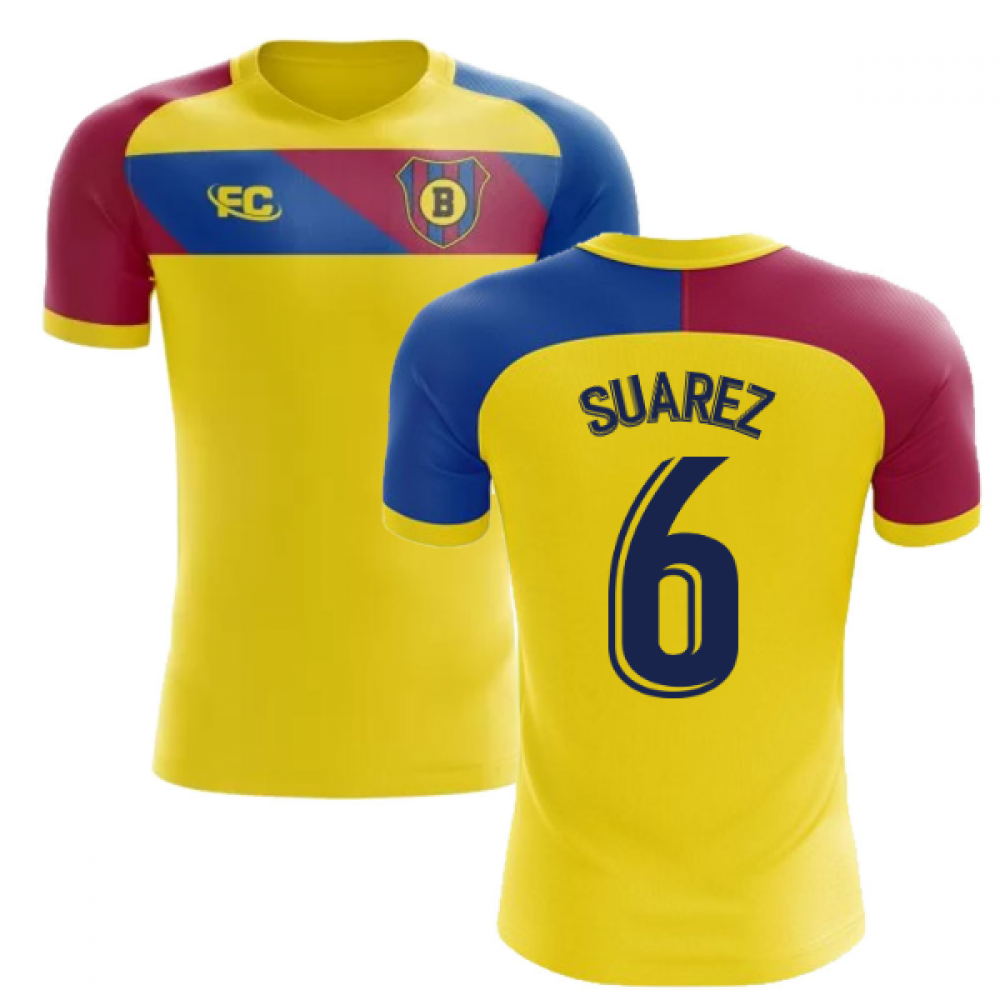 2018-2019 Barcelona Fans Culture Away Concept Shirt (Suarez 6) - Adult Long Sleeve