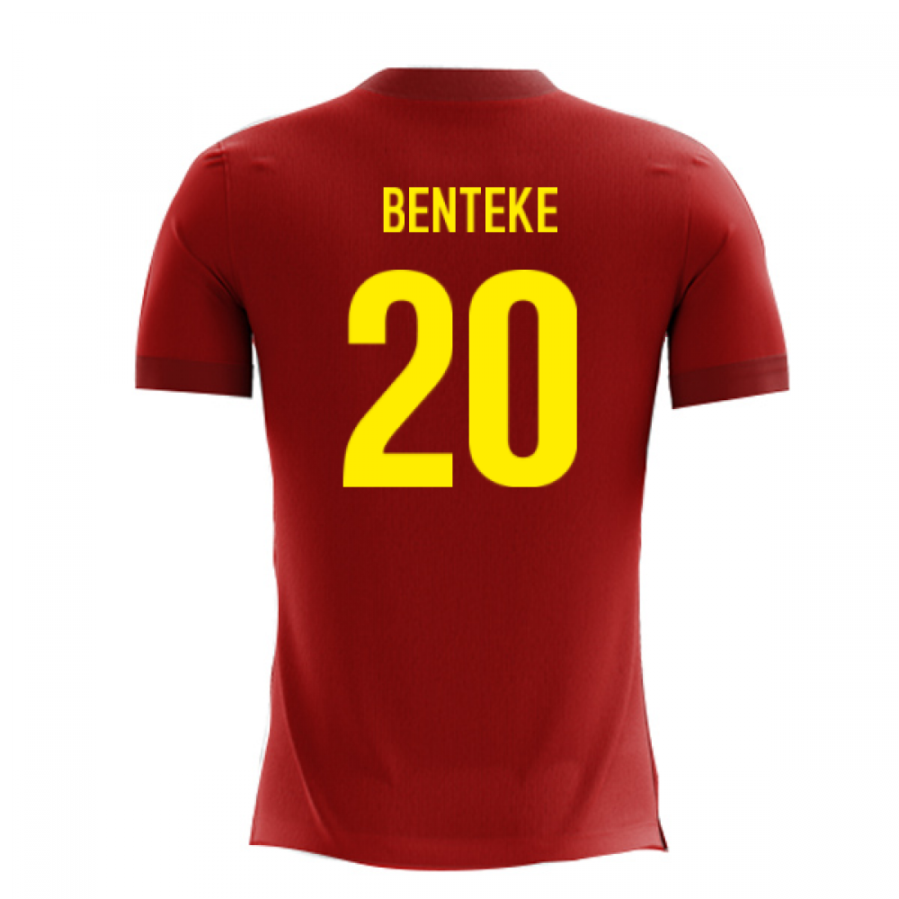 2023-2024 Belgium Airo Concept Home Shirt (Benteke 20)
