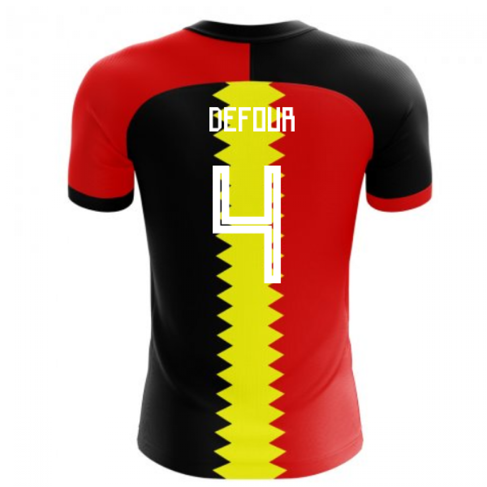 2024-2025 Belgium Flag Concept Football Shirt (Defour 4)