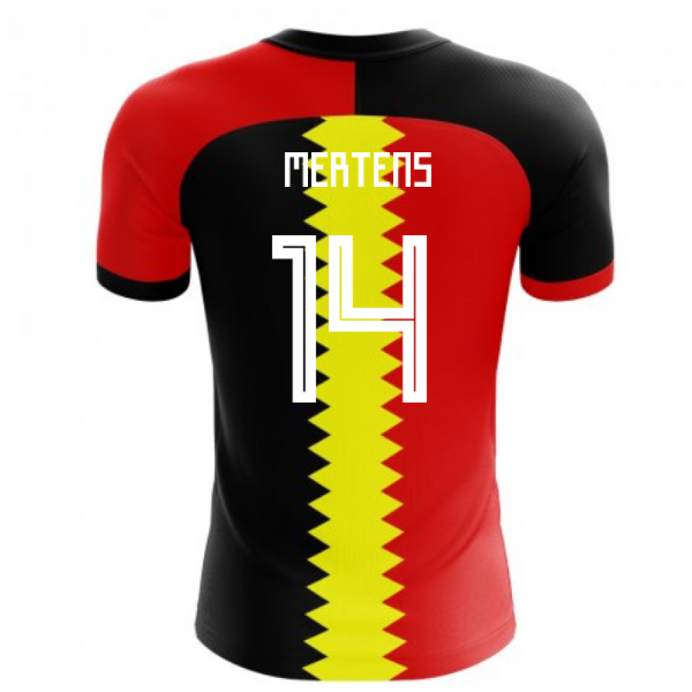 2025-2026 Belgium Flag Concept Football Shirt (Mertens 14)