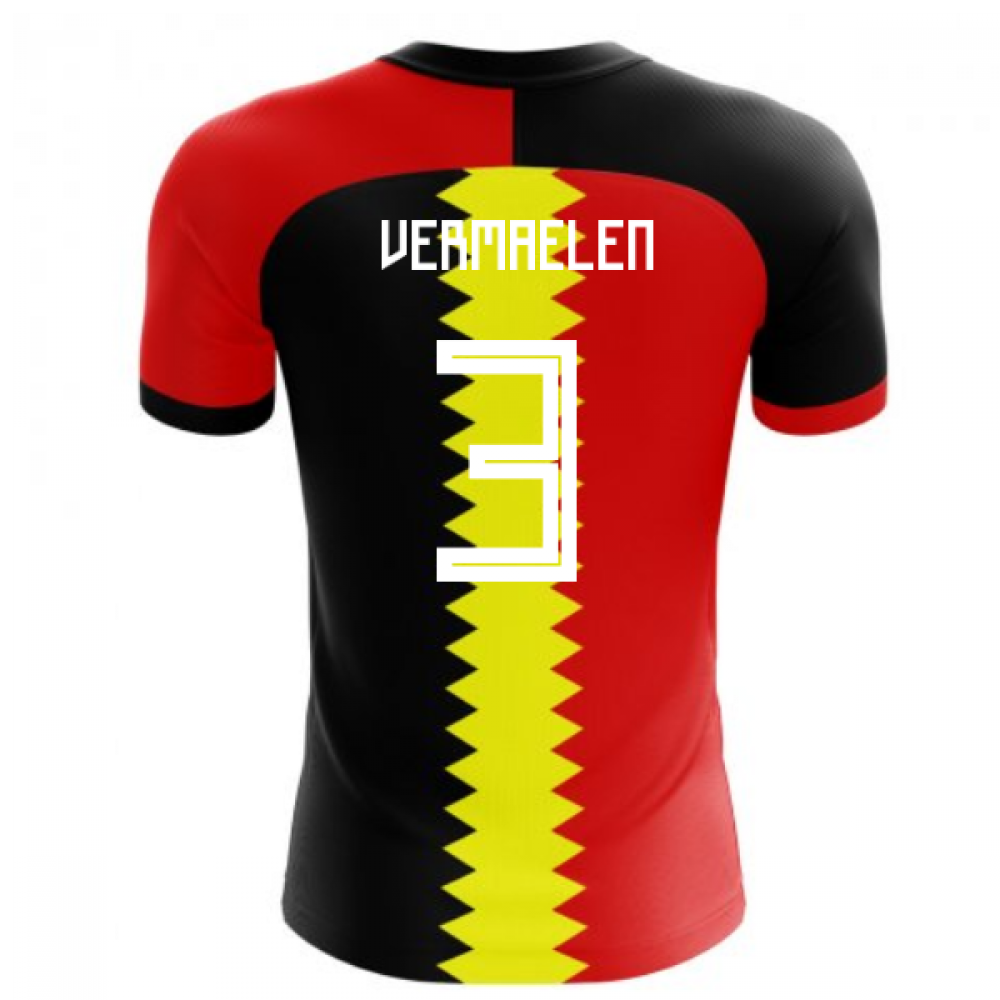 2023-2024 Belgium Flag Concept Football Shirt (Vermaelen 3) - Kids