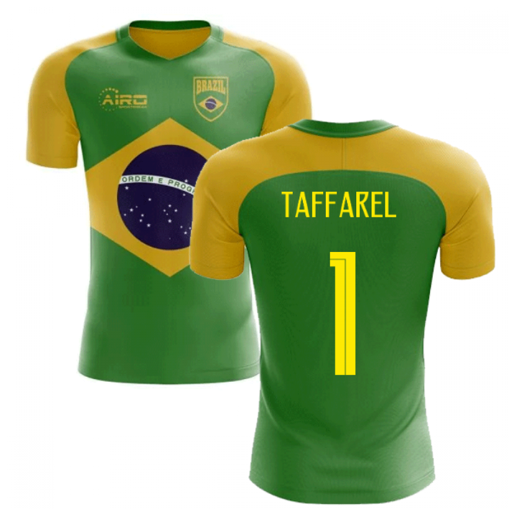 2023-2024 Brazil Flag Concept Football Shirt (Taffarel 1)