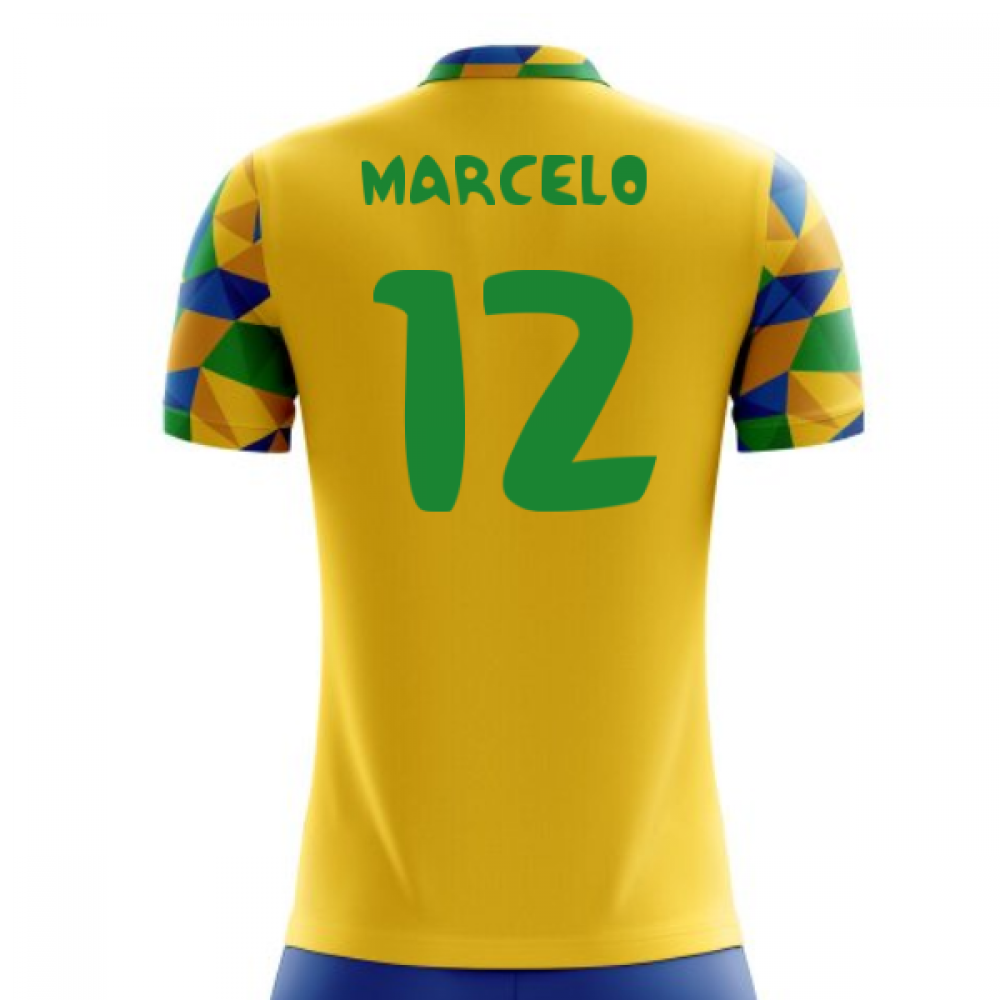 2023-2024 Brazil Home Concept Football Shirt (Marcelo 12) - Kids