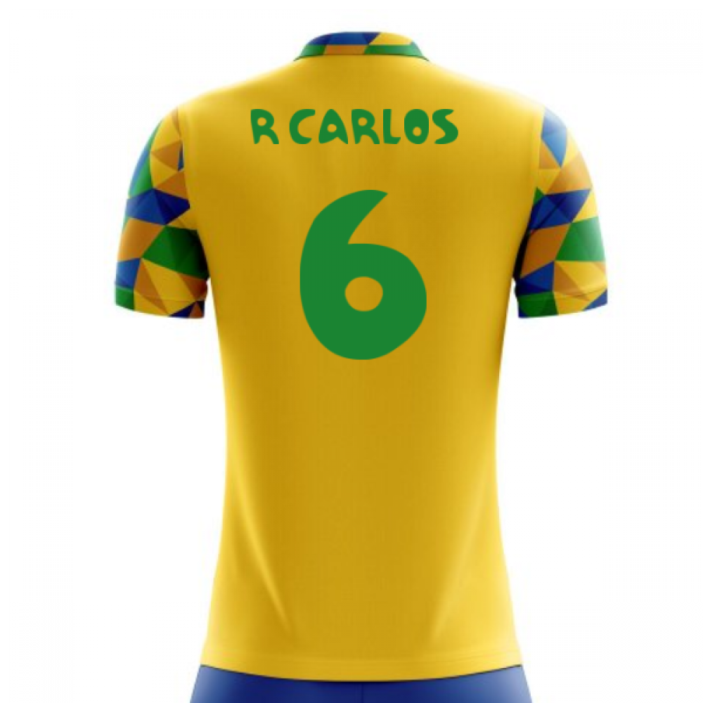 2025-2026 Brazil Home Concept Football Shirt (R Carlos 6)