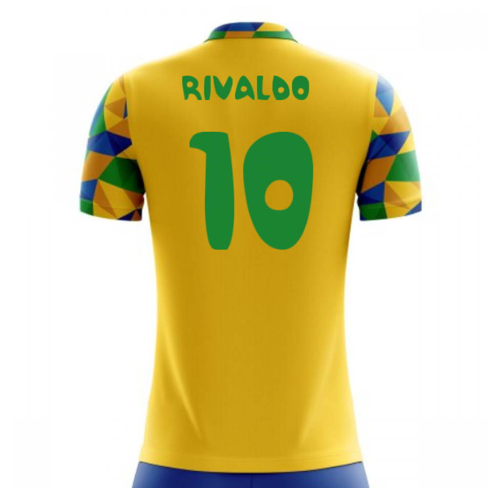 2025-2026 Brazil Home Concept Football Shirt (Rivaldo 10)
