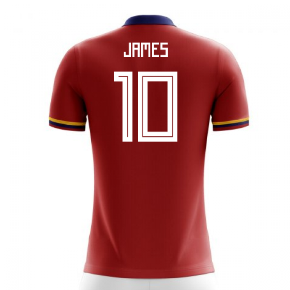 2023-2024 Colombia Away Concept Football Shirt (James 10) - Kids