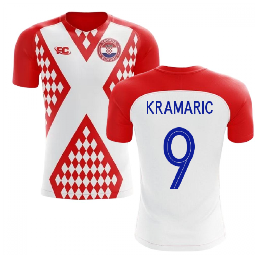 2018-2019 Croatia Fans Culture Home Concept Shirt (Kramaric 9) - Womens