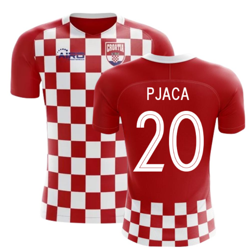 2023-2024 Croatia Flag Concept Football Shirt (Pjaca 20)