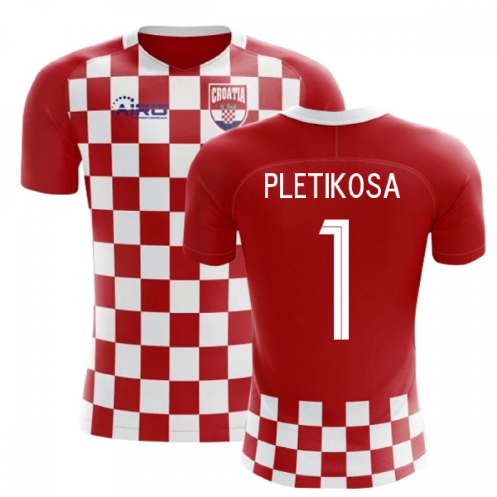 2023-2024 Croatia Flag Concept Football Shirt (Pletikosa 1)
