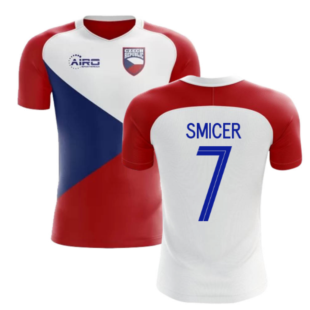 2023-2024 Czech Republic Home Concept Football Shirt (SMICER 7) - Kids