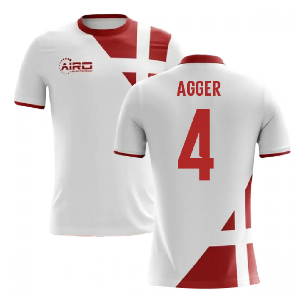 2023-2024 Denmark Away Concept Football Shirt (Agger 4) - Kids