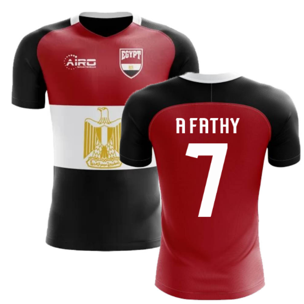 2025-2026 Egypt Flag Concept Football Shirt (A Fathy 7) - Kids