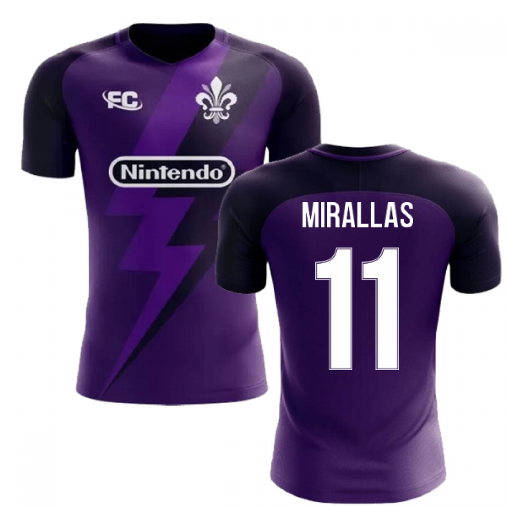 2025-2026 Fiorentina Fans Culture Home Concept Shirt (Mirallas 11) - Kids