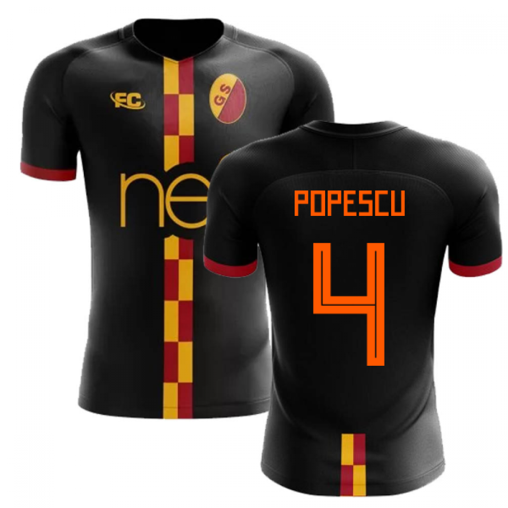 2018-2019 Galatasaray Fans Culture Away Concept Shirt (Popescu 4) - Kids (Long Sleeve)