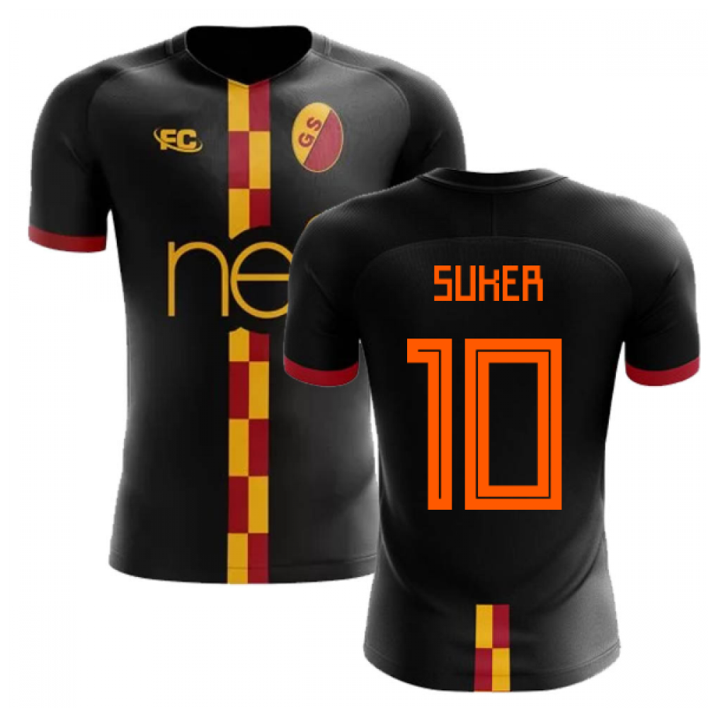 2018-2019 Galatasaray Fans Culture Away Concept Shirt (Suker 10) - Kids (Long Sleeve)