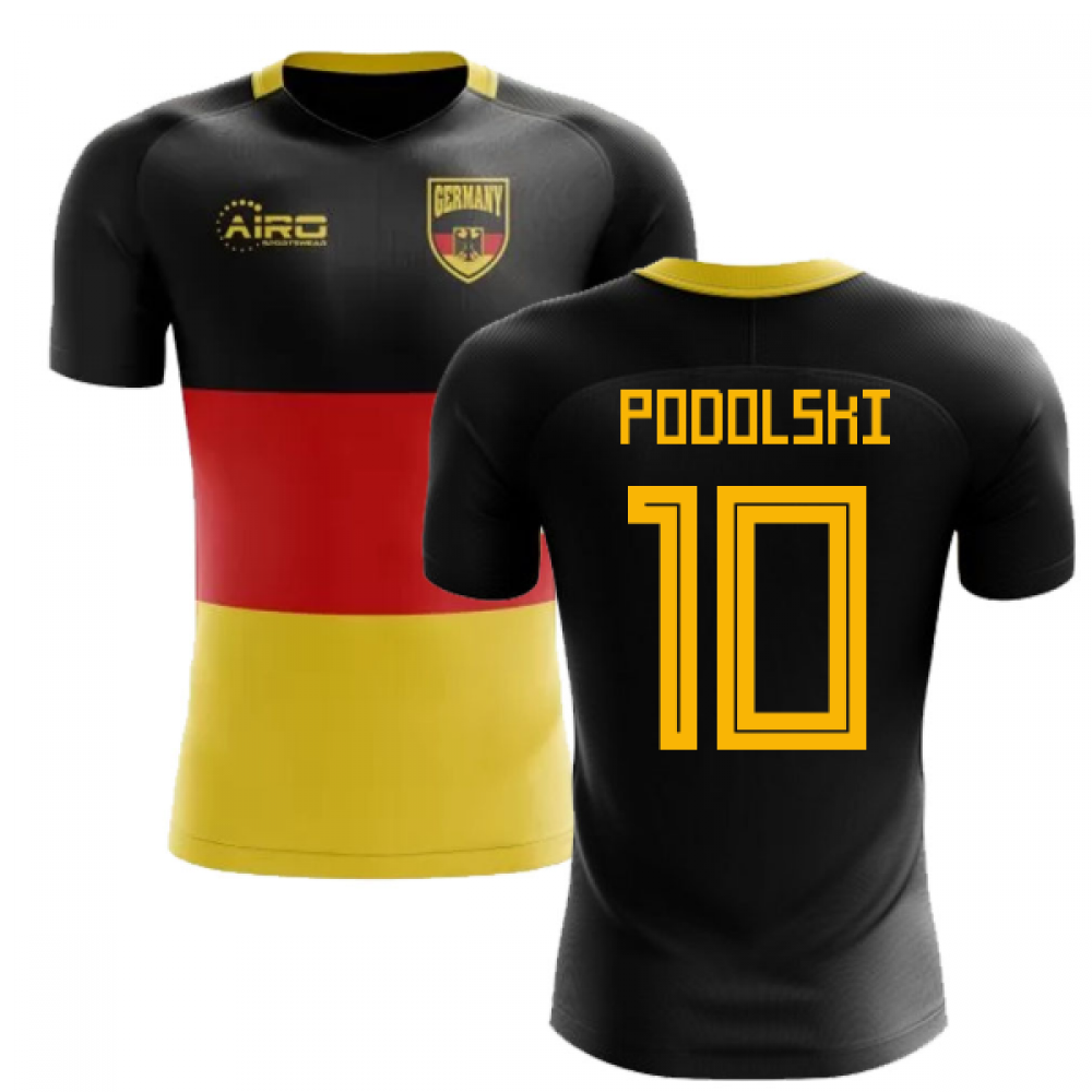 2023-2024 Germany Flag Concept Football Shirt (Podolski 10) - Kids