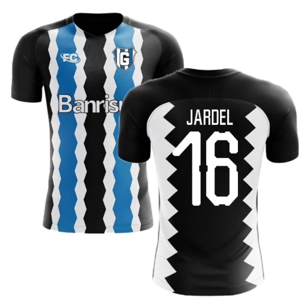 2018-2019 Gremio Fans Culture Home Concept Shirt (Jardel 16) - Kids (Long Sleeve)