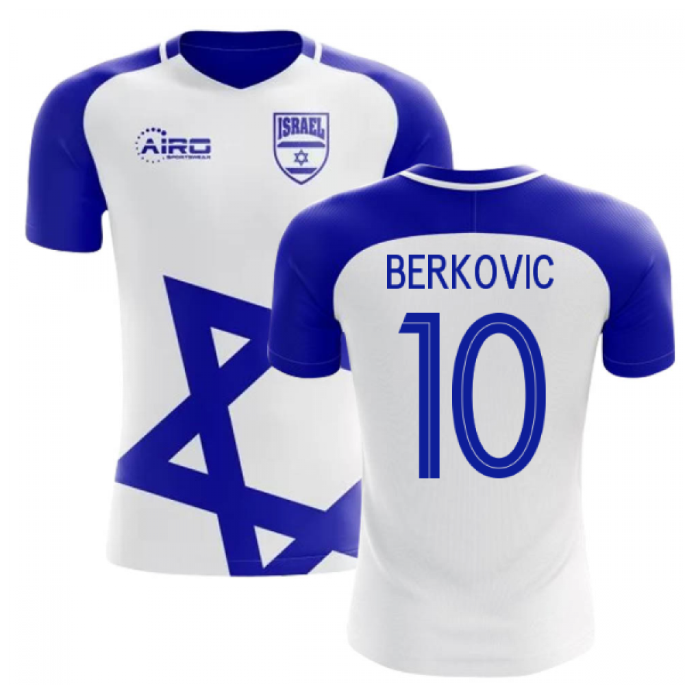 2023-2024 Israel Home Concept Football Shirt (BERKOVIC 10) - Kids