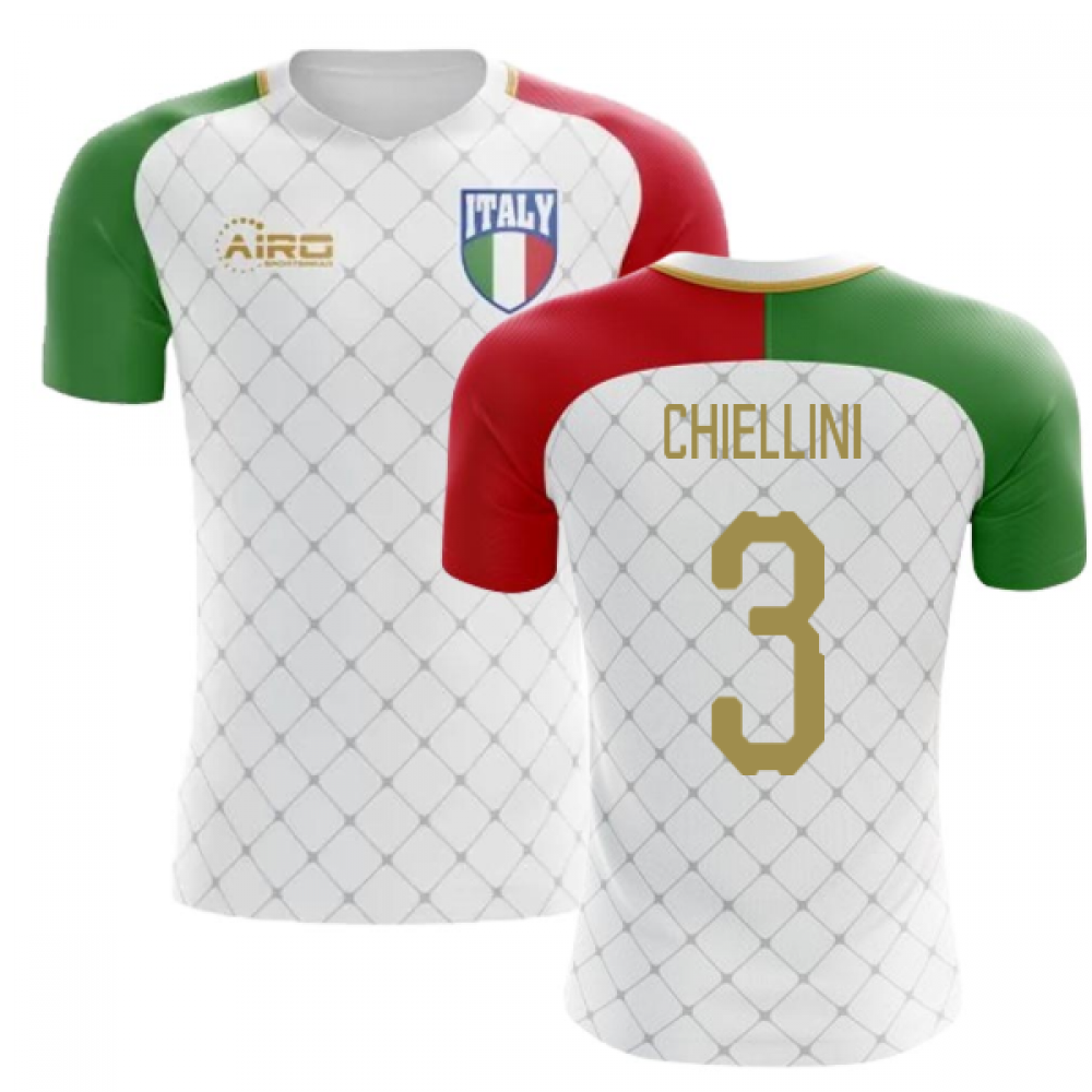 2024-2025 Italy Away Concept Football Shirt (Chiellini 3) - Kids