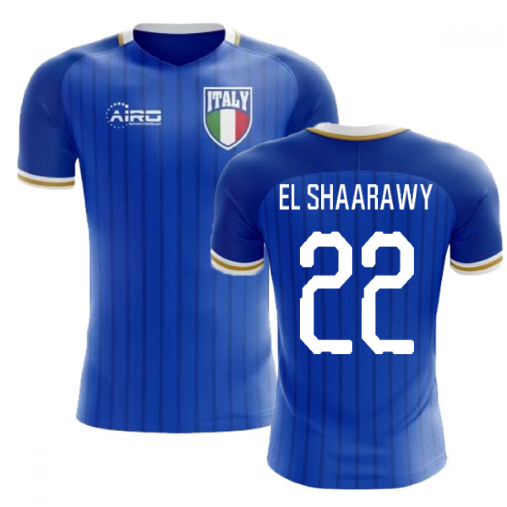 2023-2024 Italy Home Concept Football Shirt (El Shaarawy 22) - Kids