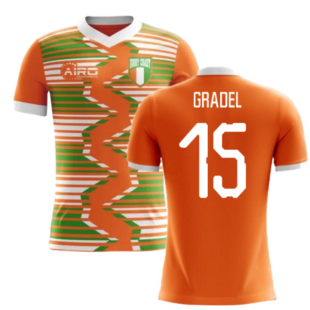 2023-2024 Ivory Coast Home Concept Football Shirt (Gradel 15) - Kids