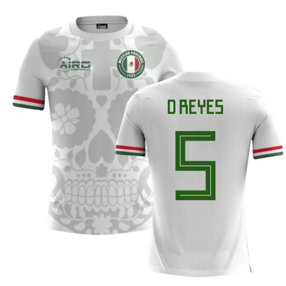 2023-2024 Mexico Away Concept Football Shirt (D Reyes 5) - Kids