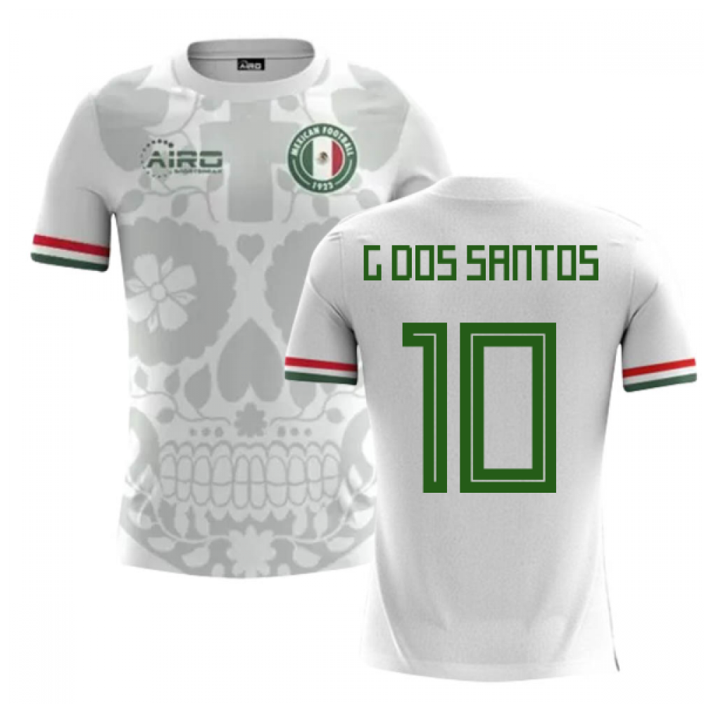 2023-2024 Mexico Away Concept Football Shirt (G Dos Santos 10) - Kids