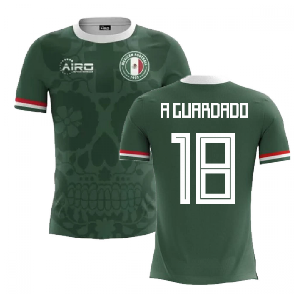 2023-2024 Mexico Home Concept Football Shirt (A Guardado 18)