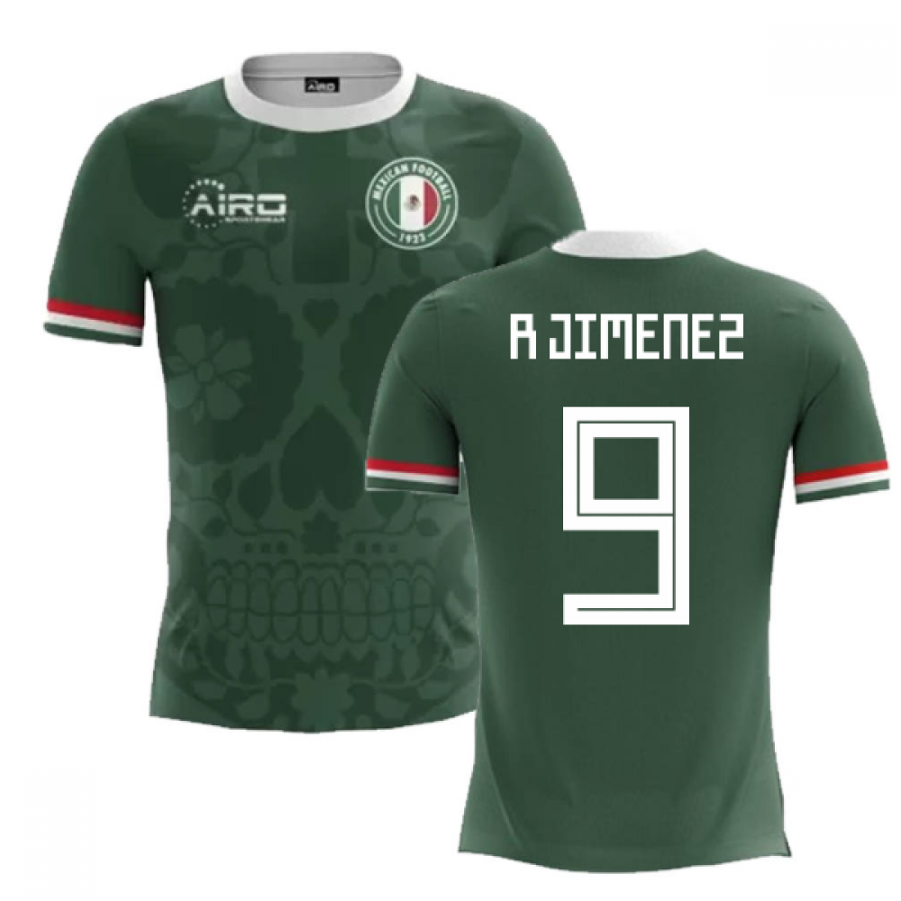2024-2025 Mexico Home Concept Football Shirt (R Jimenez 9) - Kids