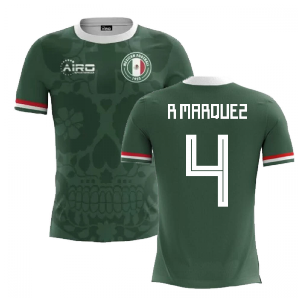 2024-2025 Mexico Home Concept Football Shirt (R Marquez 4)