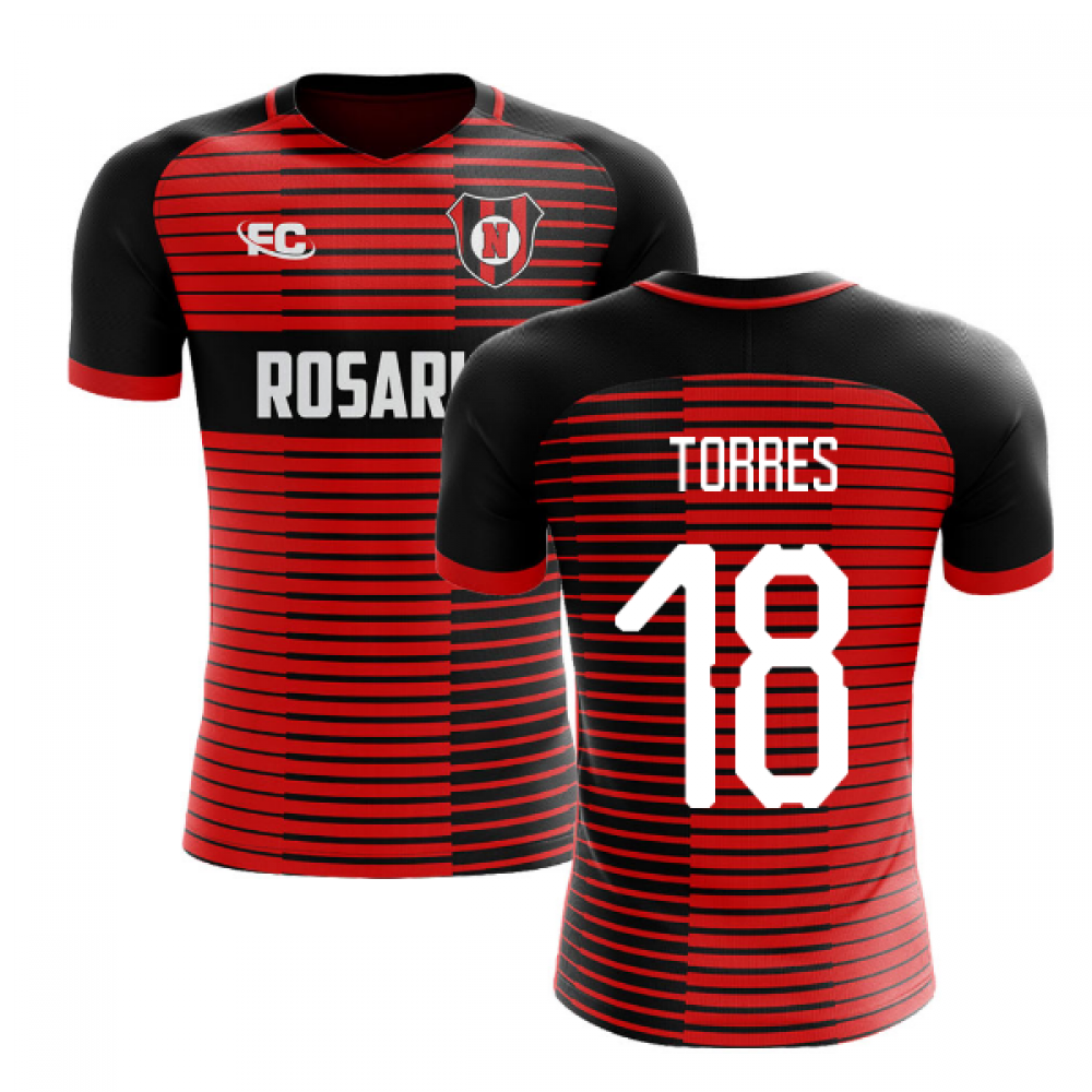 2018-2019 Newells Old Boys Fans Culture Home Concept Shirt (Torres 18) - Little Boys