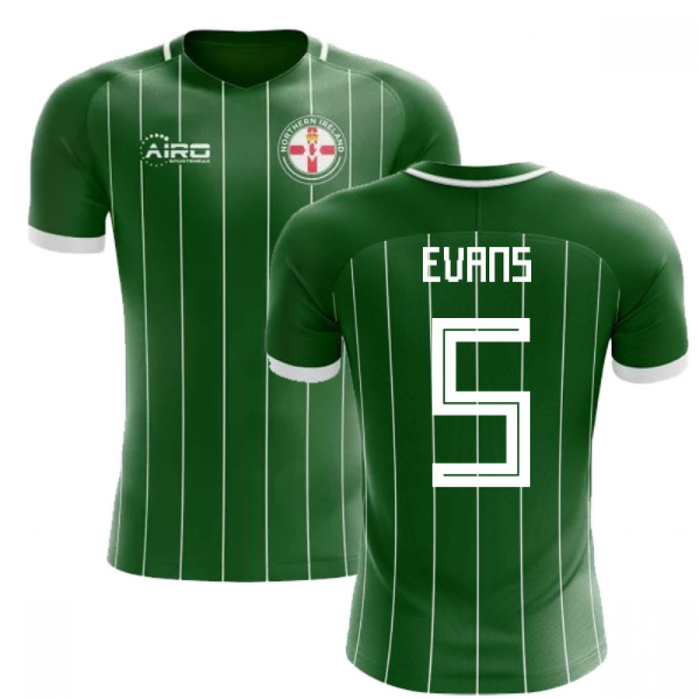 2024-2025 Northern Ireland Home Concept Football Shirt (Evans 5)