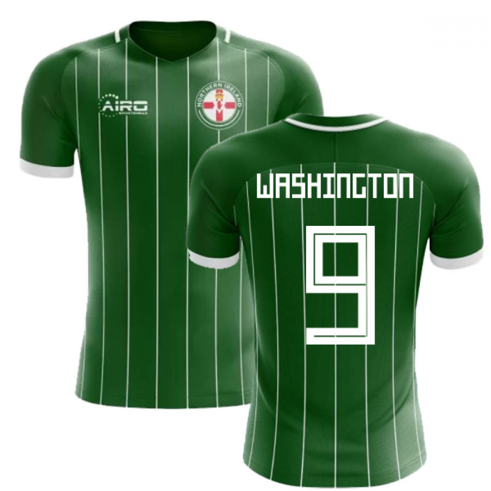 2023-2024 Northern Ireland Home Concept Football Shirt (Washington 9)
