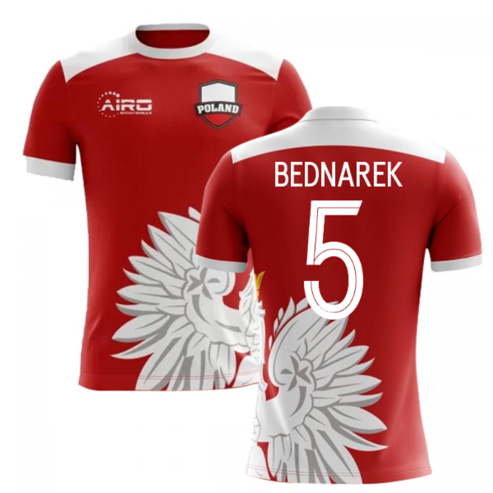 2025-2026 Poland Away Concept Football Shirt (Bednarek 5) - Kids
